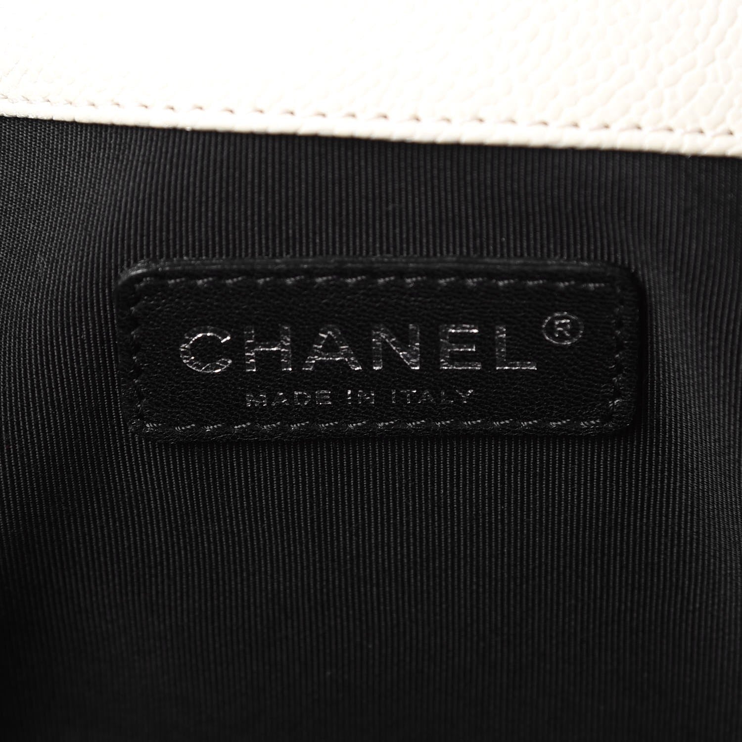 Chanel Caviar Ombre Large Shopping Tote White 7 of 8
