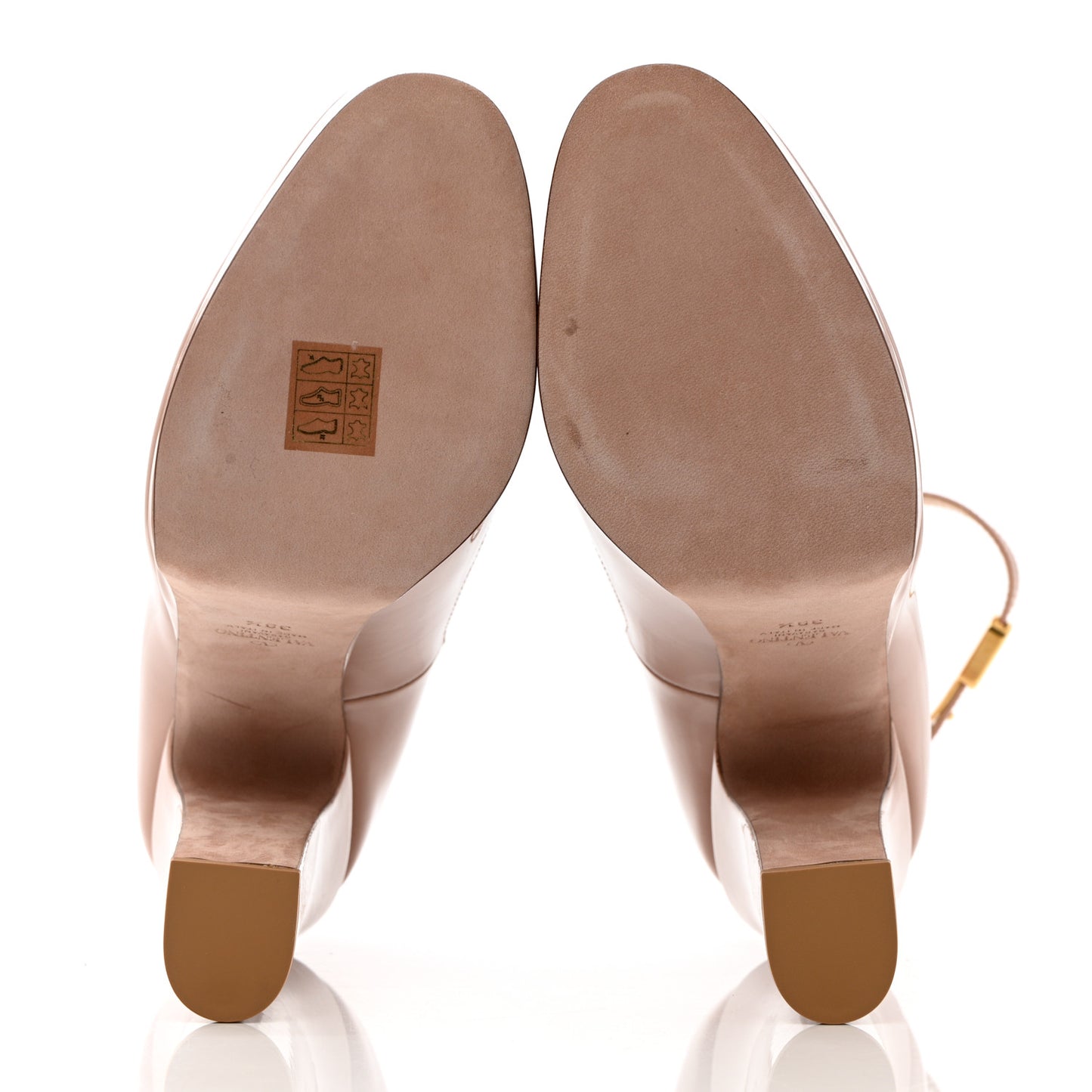 Patent Tan-Go 55/155mm Platform Pumps 39.5 Rose Cannelle