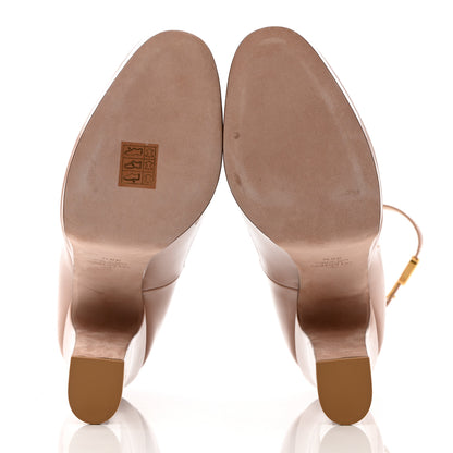 Valentino Garavani Patent Tan-Go 55/155mm Platform Pumps 39.5 Rose Cannelle 5 of 15