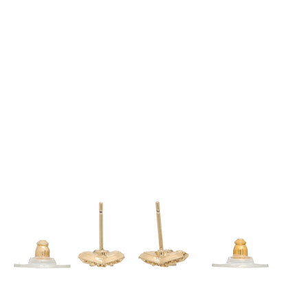 Chanel Crystal Mini CC Earrings Gold 3 of 5