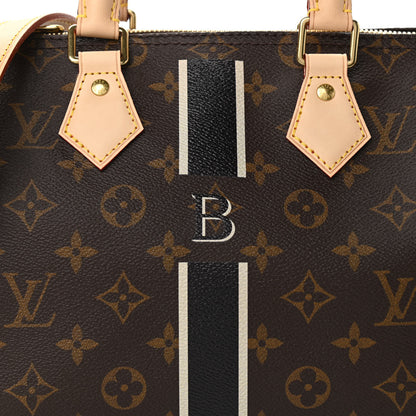 Louis Vuitton Monogram My LV Heritage Speedy Bandouliere 25 Black White 7 of 9