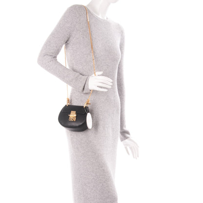 Chloe Grained Lambskin Nano Drew Shoulder Bag Black 2 of 7