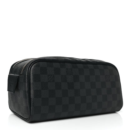 Louis Vuitton Damier Graphite Dopp Kit Toilet Pouch 3 of 9
