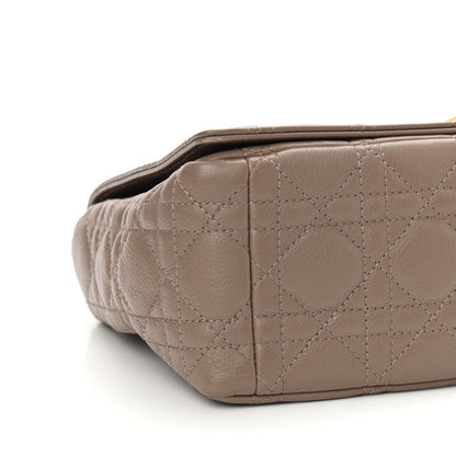Christian Dior Calfskin Cannage Medium Caro Bag Taupe 9 of 13