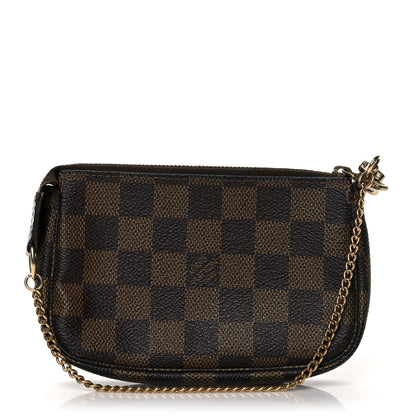 Louis Vuitton Damier Ebene Mini Pochette Accessories 1 of 12