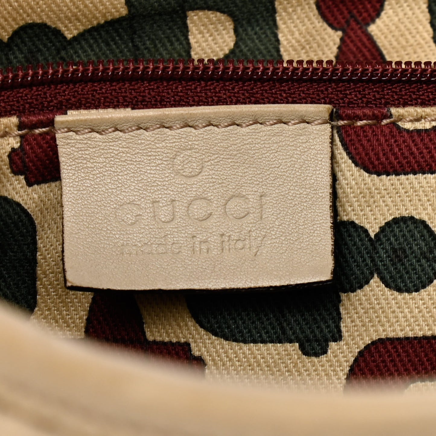 Guccissima Medium Abbey Shoulder Bag Off White