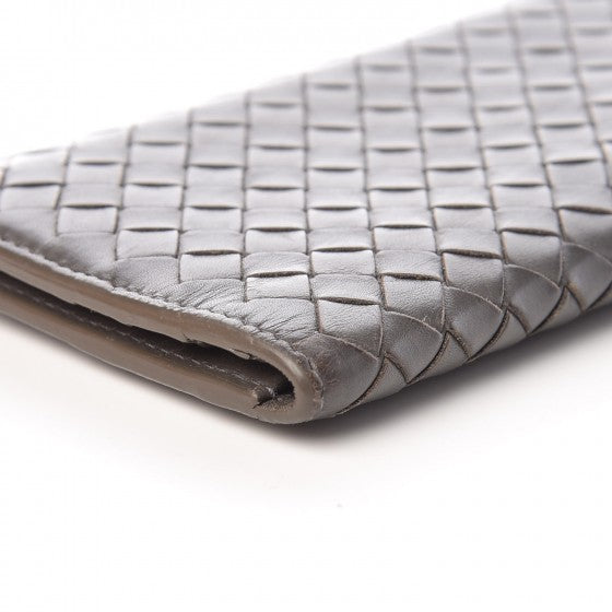 Bottega Veneta Intrecciato Continental Wallet Grey 12 of 17