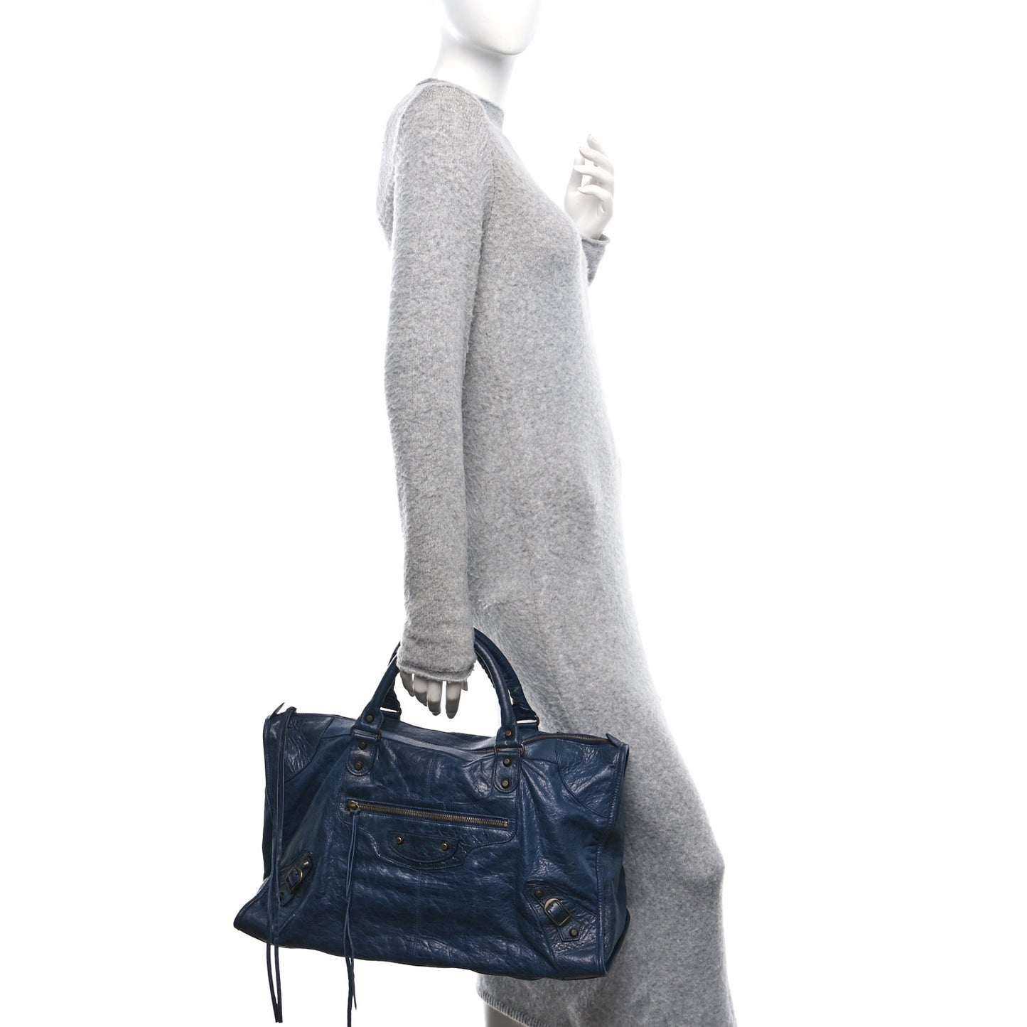Agneau Classic Hardware Work Bleu Obscur