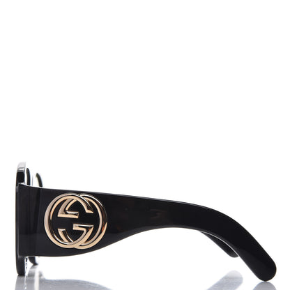 Gucci Oversized Aviator Sunglasses GG0152S Black 3 of 8