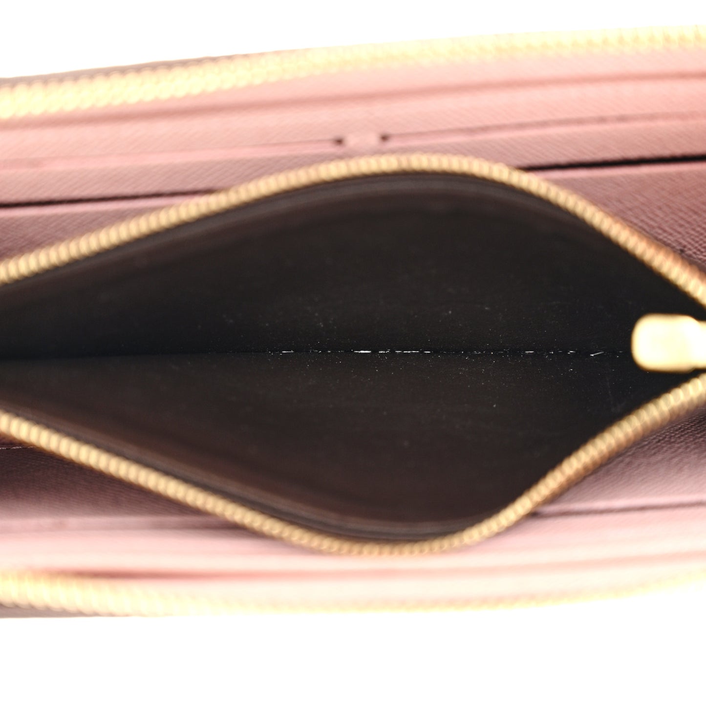 Monogram Clemence Wallet Rose Ballerine