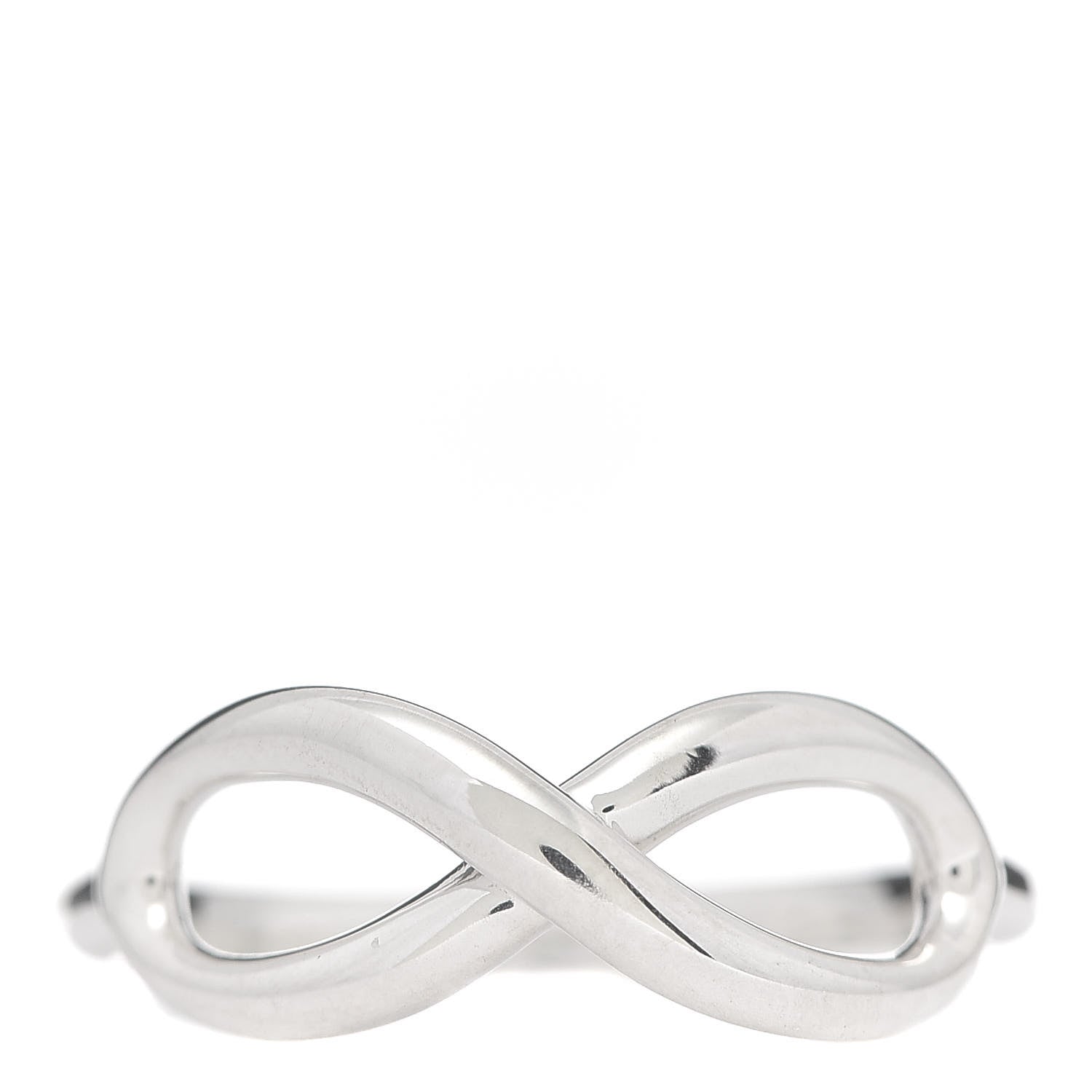 Tiffany Sterling Silver Infinity Ring 54 7 1 of 5