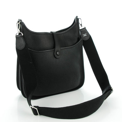 Hermes Taurillon Clemence Evelyne III PM Black 3 of 7