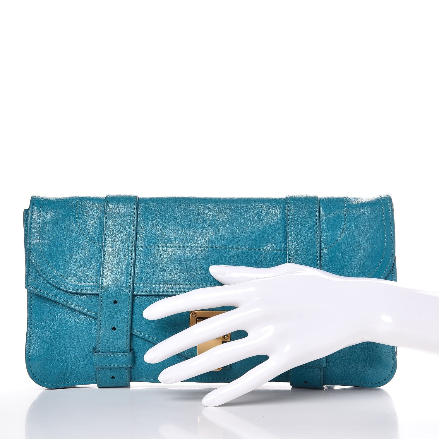 Proenza Schouler Lambskin PS1 Pochette Clutch Oahu 2 of 9