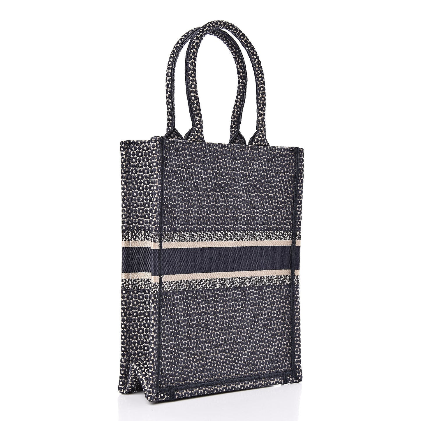 Canvas Embroidered Vertical L'Etoile Book Tote