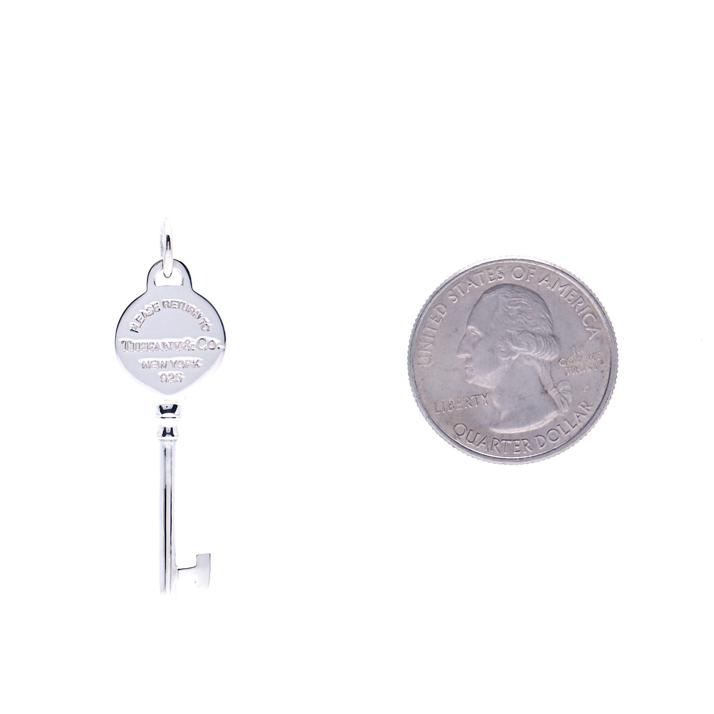 Sterling Silver Return To Tiffany Key Pendant