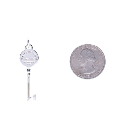 Tiffany Sterling Silver Return To Tiffany Key Pendant 2 of 4