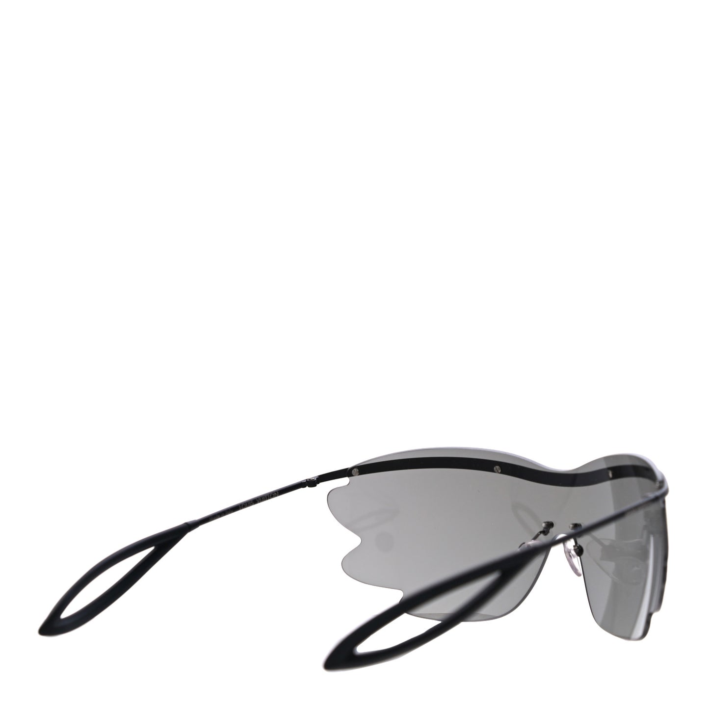 Metal Bohemian Vuittony Mask Sunglasses Z1227U Black