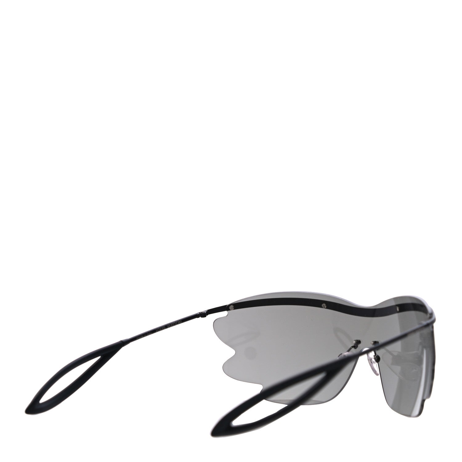 Louis Vuitton Metal Bohemian Vuittony Mask Sunglasses Z1227U Black 2 of 9