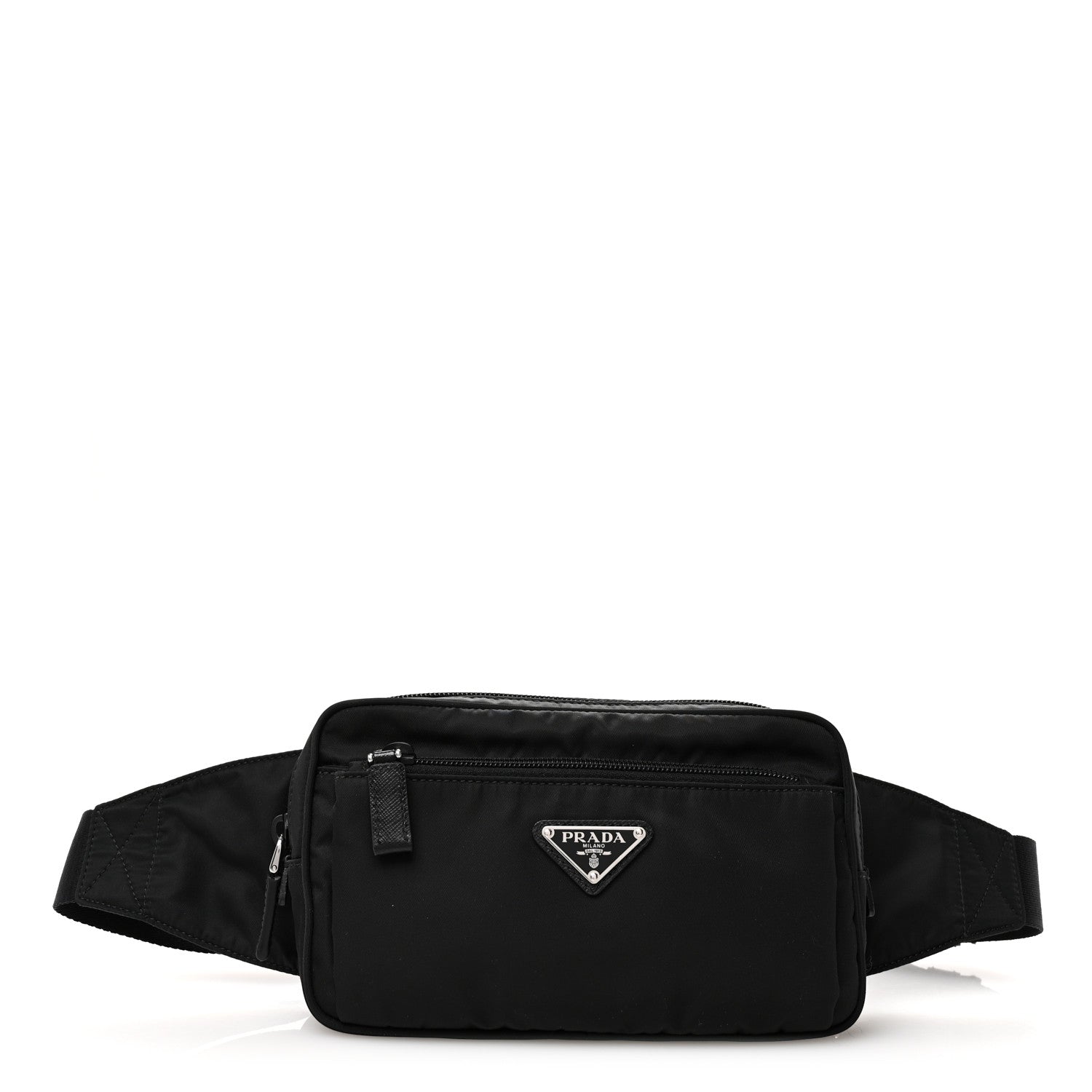 Prada Re-Nylon Saffiano Belt Bag Black 1 of 11