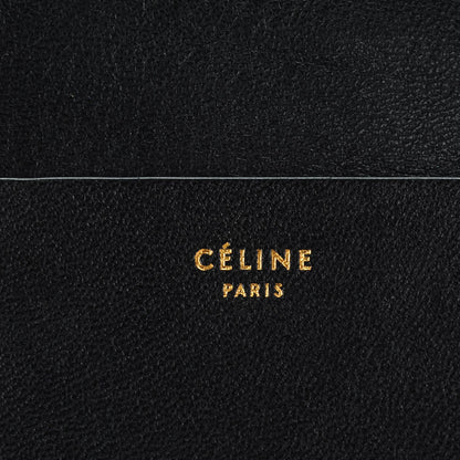 Celine Smooth Lambskin iPad Folio Clutch Black 8 of 9