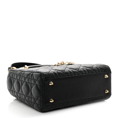 Christian Dior Lambskin Cannage Small My ABCDior Lady Dior Black 4 of 11