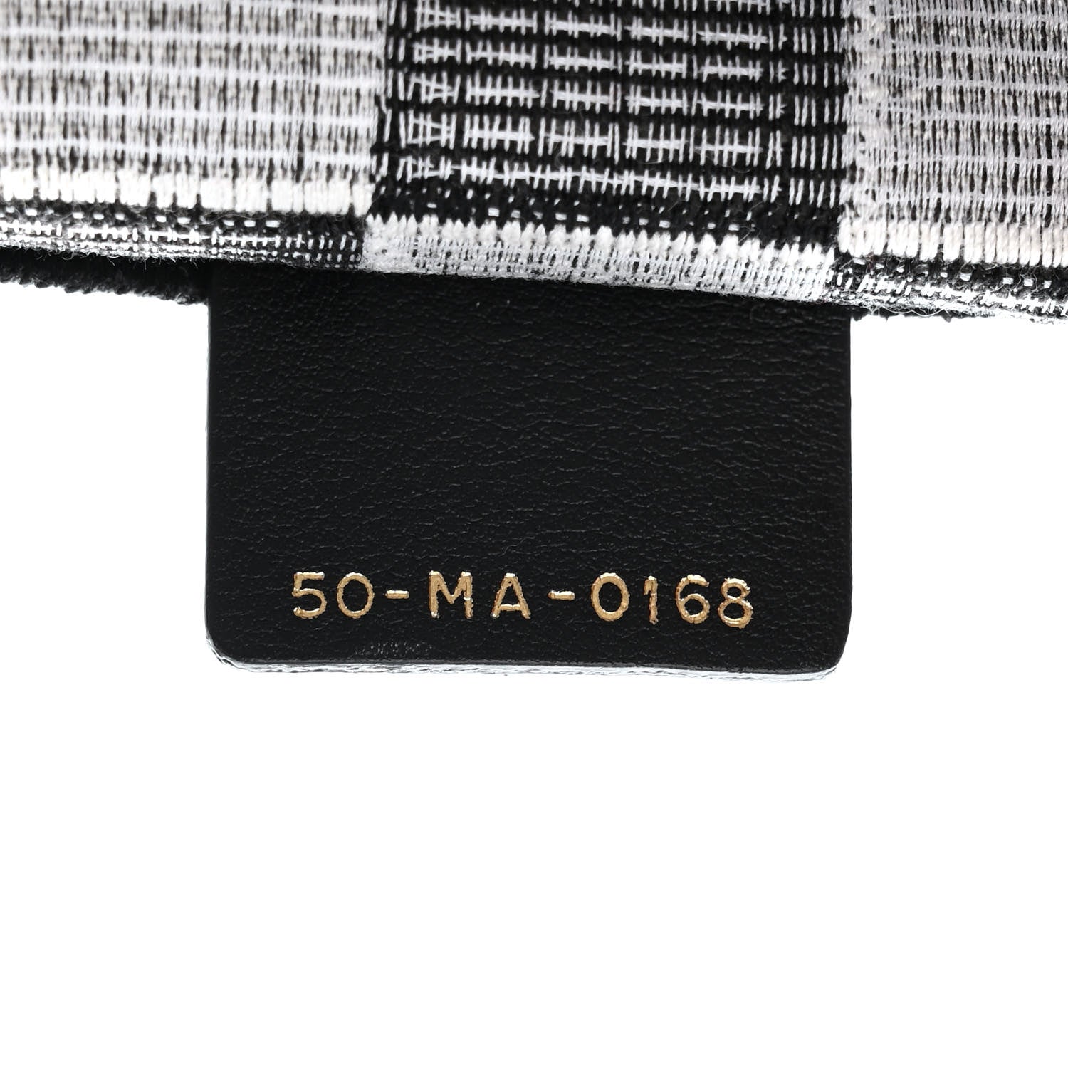 Christian Dior Canvas Embroidered Checkered Book Tote Black White 7 of 11