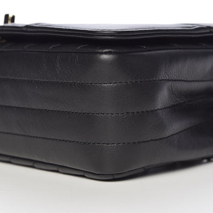 Chanel Calfskin Chevron Quilted Statement Flap Black 9 of 11