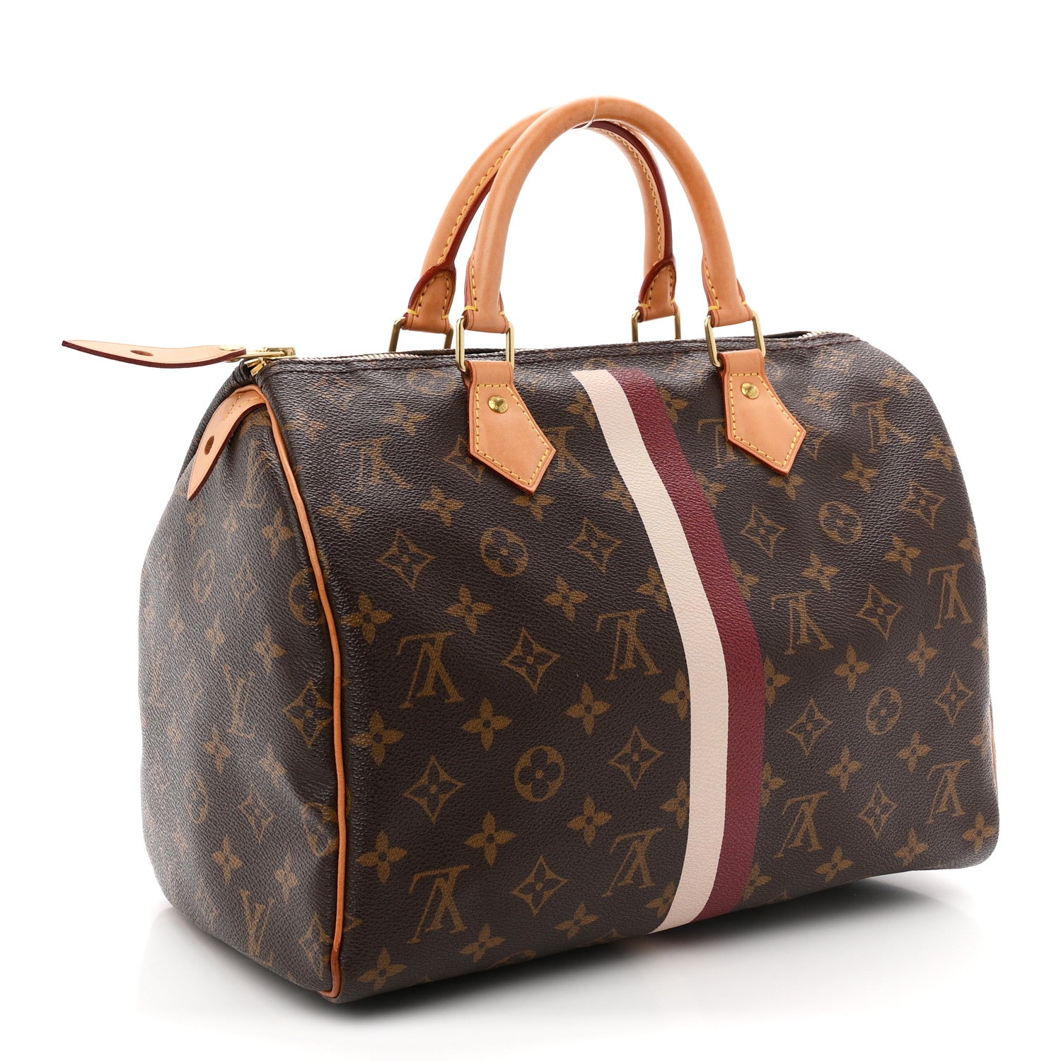 Louis Vuitton Monogram My LV Heritage Speedy 30 Bordeaux Ivory 2 of 9