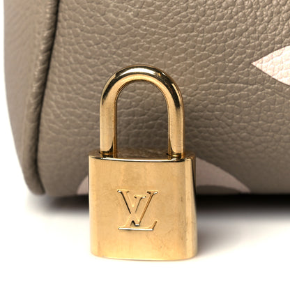 Louis Vuitton Empreinte Monogram Giant Speedy Bandouliere 20 Creme Beige 8 of 11