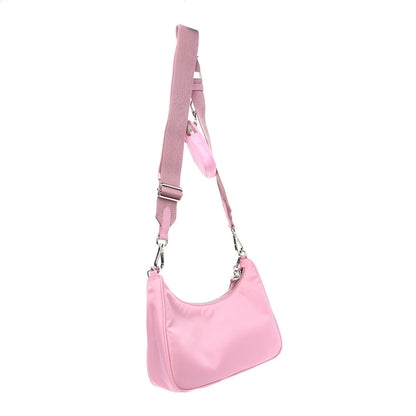 Prada Nylon Re-Edition 2005 Shoulder Bag Rosa 3 of 10
