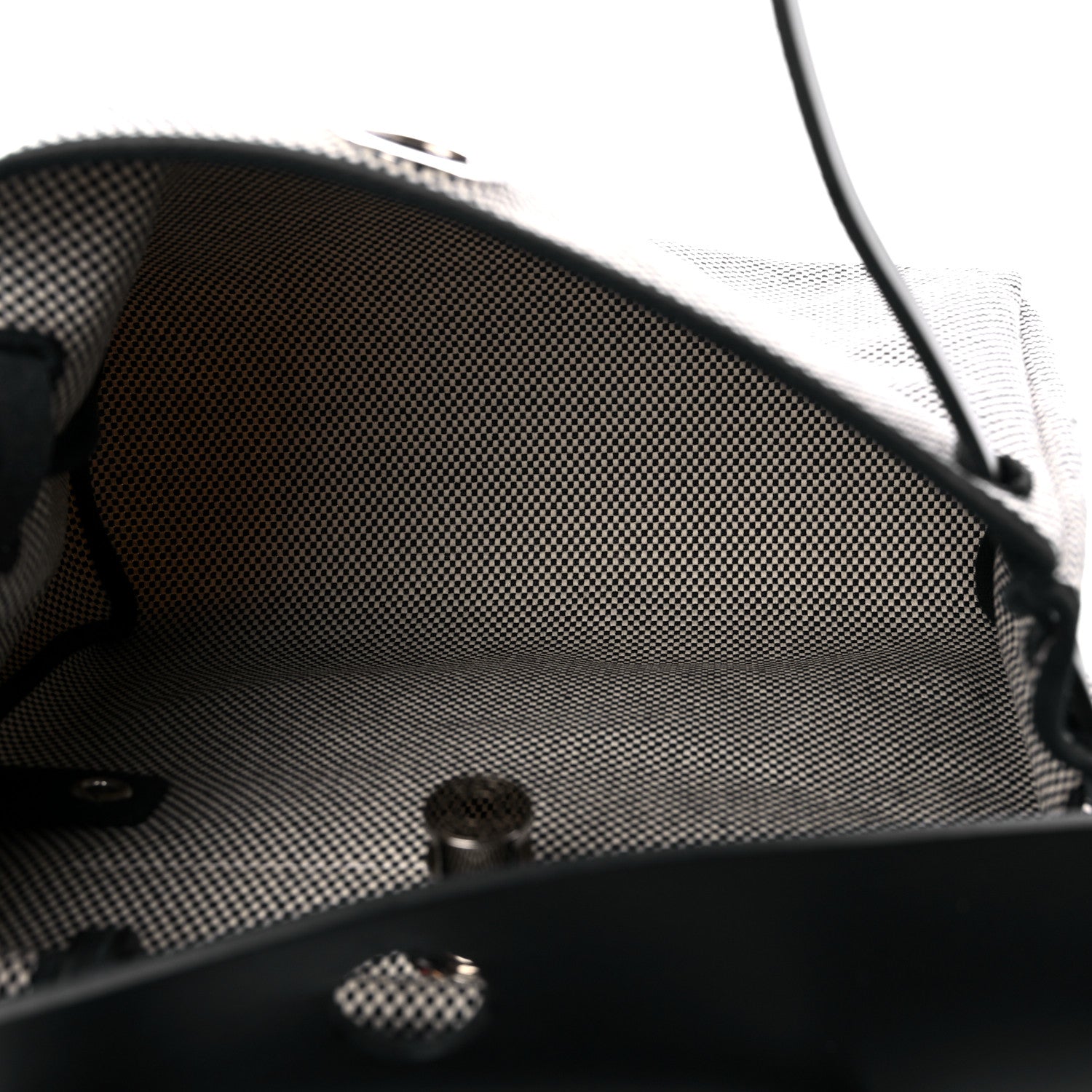 Hermes Vache Hunter Criss Viking Herbag Zip Retourne 31 PM Ecru Black 6 of 11