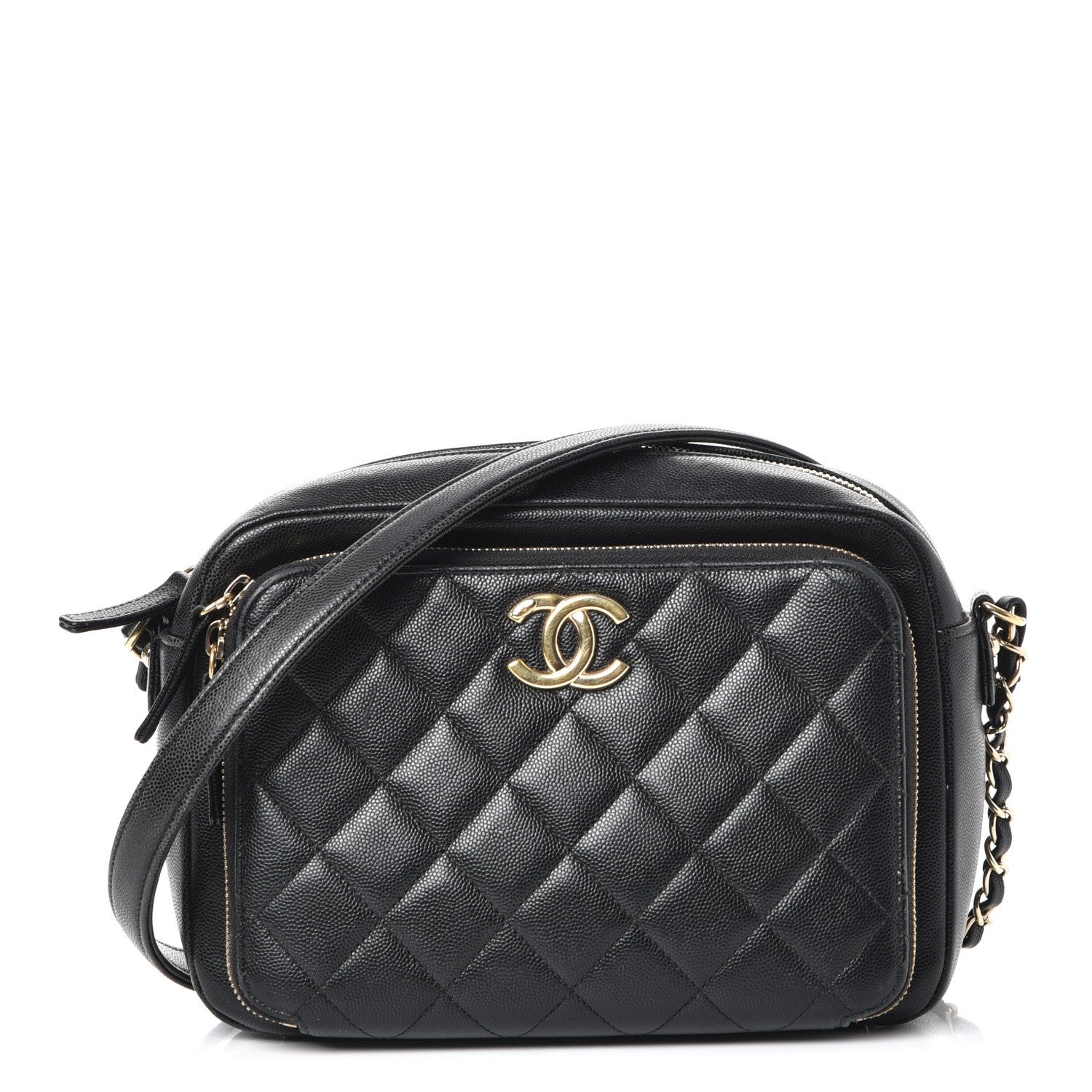 Chanel Caviar Quilted Business Affinity Camera Case Black 1 of 16
