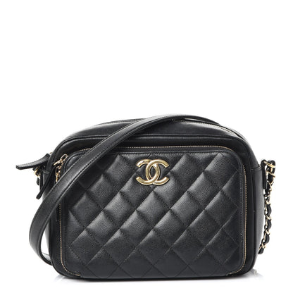 Chanel Caviar Quilted Business Affinity Camera Case Black 1 of 16