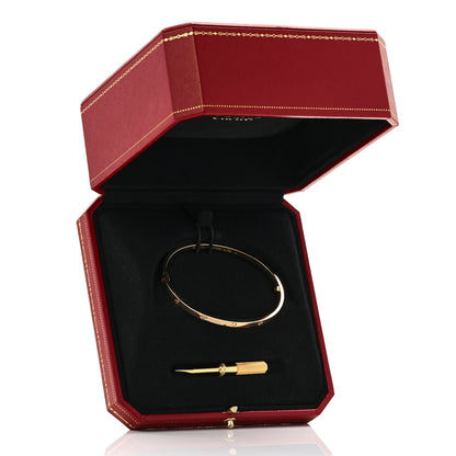 Cartier 18K Yellow Gold Small LOVE Bracelet 18 7 of 7