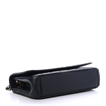 Chanel Caviar Quilted Medium CC Filigree Flap Black 2 of 3