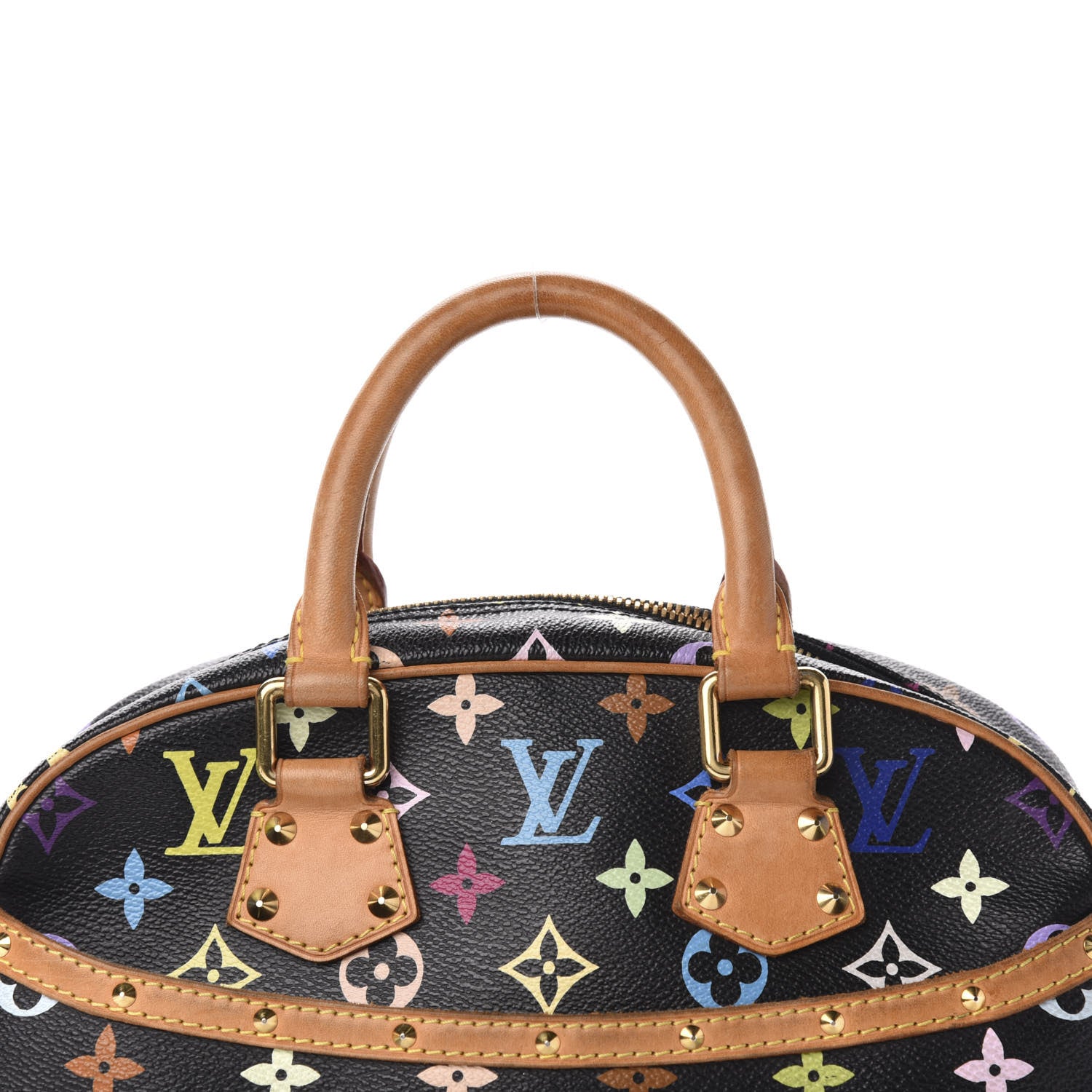 Louis Vuitton Monogram Multicolor Trouville Black 9 of 9