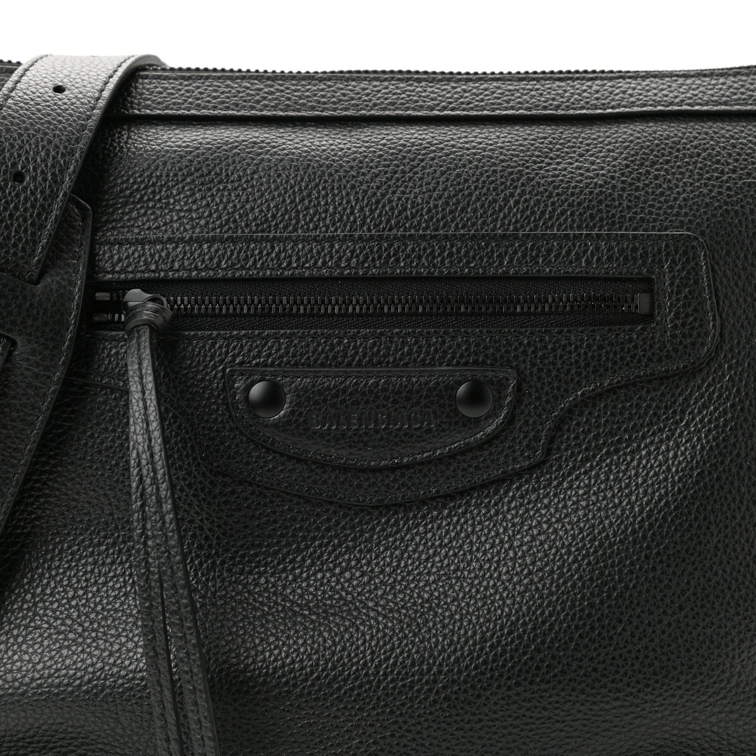 Balenciaga Grained Calfskin Black Hardware Small Neo Classic Hobo Black 8 of 10