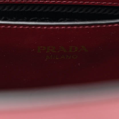 Prada Saffiano Soft Calfskin Small Zippered Tote Cerise 6 of 10