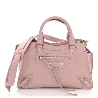 Balenciaga Grained Calfskin Neo Classic Silver Hardware S City Powder Pink 1 of 12