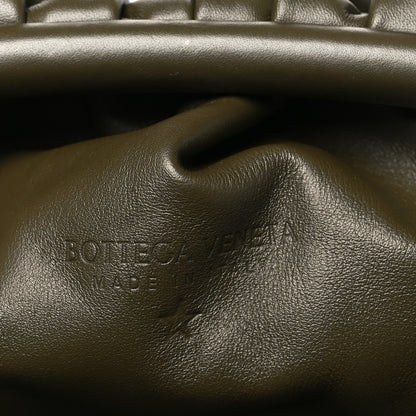 Bottega Veneta Smooth Butter Calf The Pouch Oversized Clutch Kaki Fondent 6 of 8