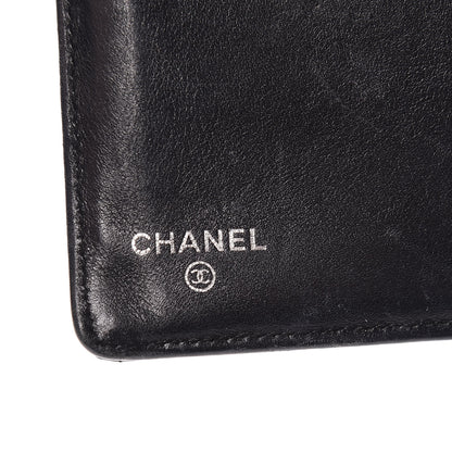Chanel Patent Quilted Yen Wallet Black 6 of 16