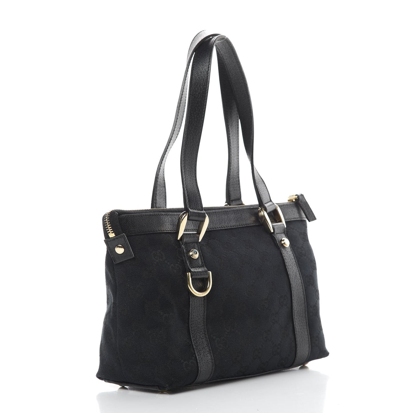Monogram Small Abbey Tote Black