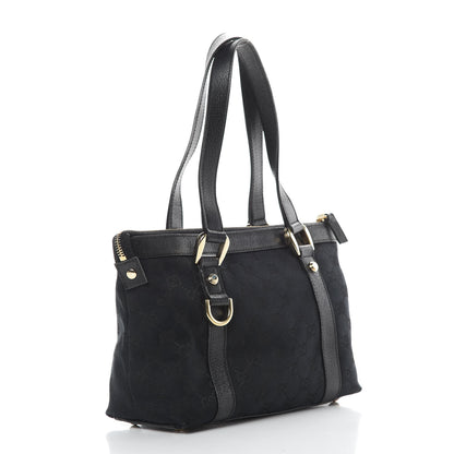 Gucci Monogram Small Abbey Tote Black 3 of 16
