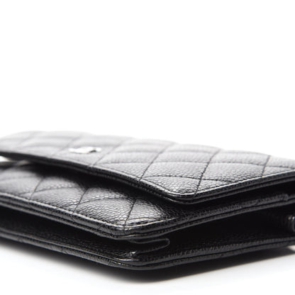 Chanel Caviar Quilted Wallet On Chain WOC Black 7 of 11