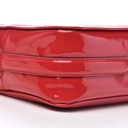 Fendi Vitello Vernice Mou Karligraphy Embossed Camera Case Rosso Cardinale 8 of 12