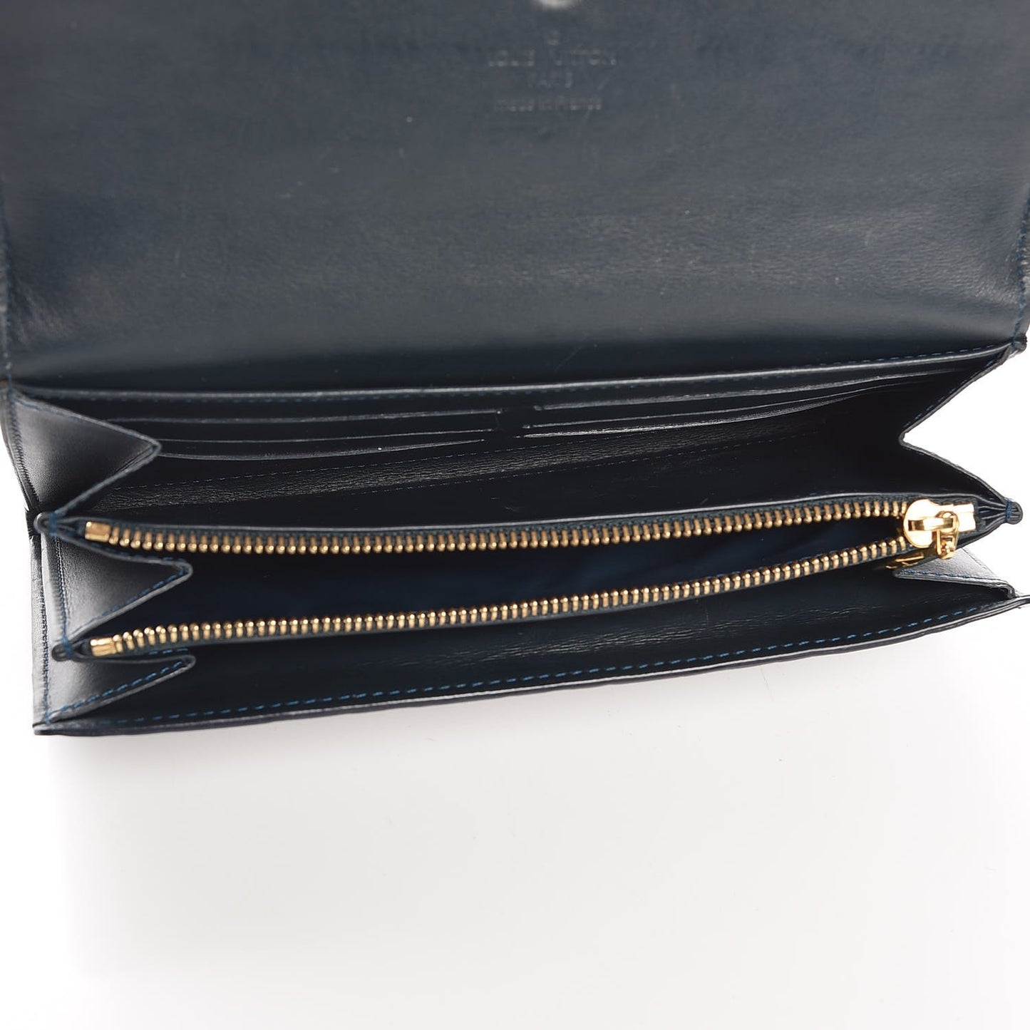 Vernis Sarah Wallet Blue Nuit