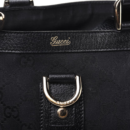 Gucci Monogram Small Abbey Tote Black 12 of 12