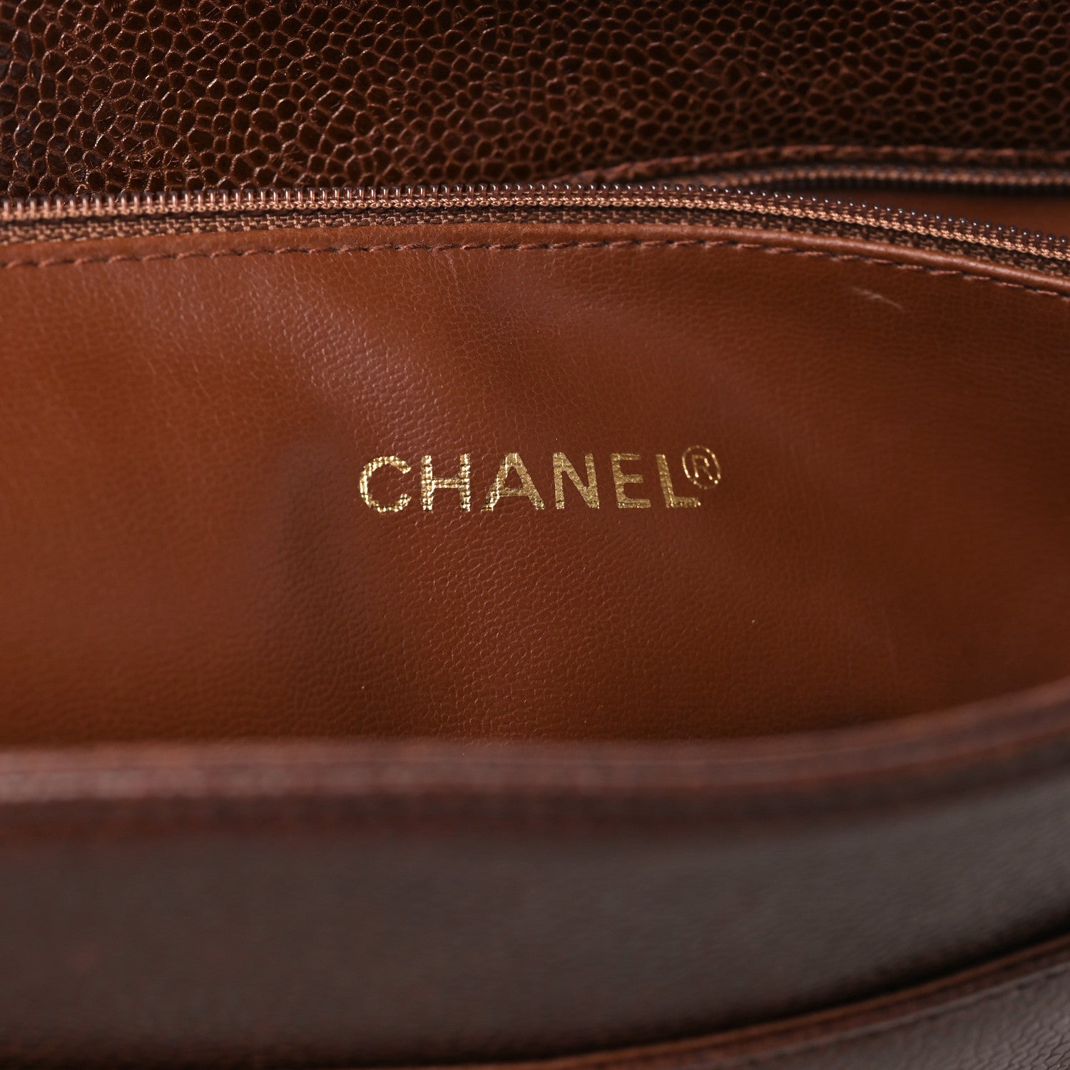 Chanel Caviar Timeless CC Tote Brown 6 of 11