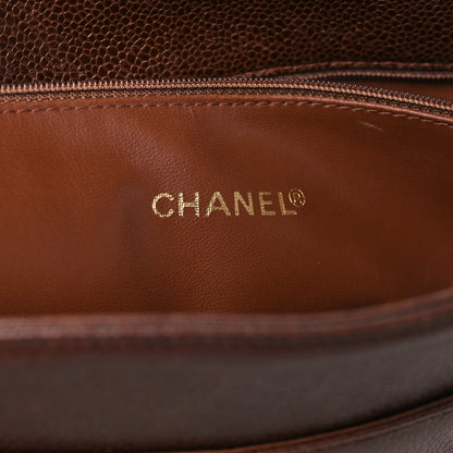 Chanel Caviar Timeless CC Tote Brown 6 of 11