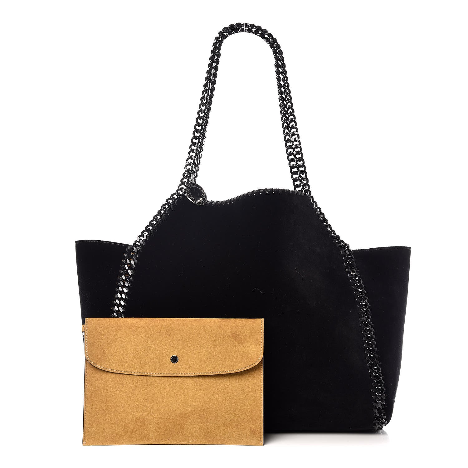 Stella McCartney Velvet Falabella Reversible Tote Black 1 of 18